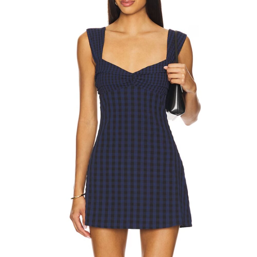 For Love & Lemons Blue River Mini Dress